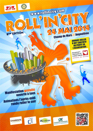 affiche roll in city 2014